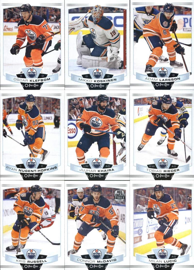 Amazon.com: 2019-20 O-Pee-Chee Hockey Edmonton Oilers Team Set of 15