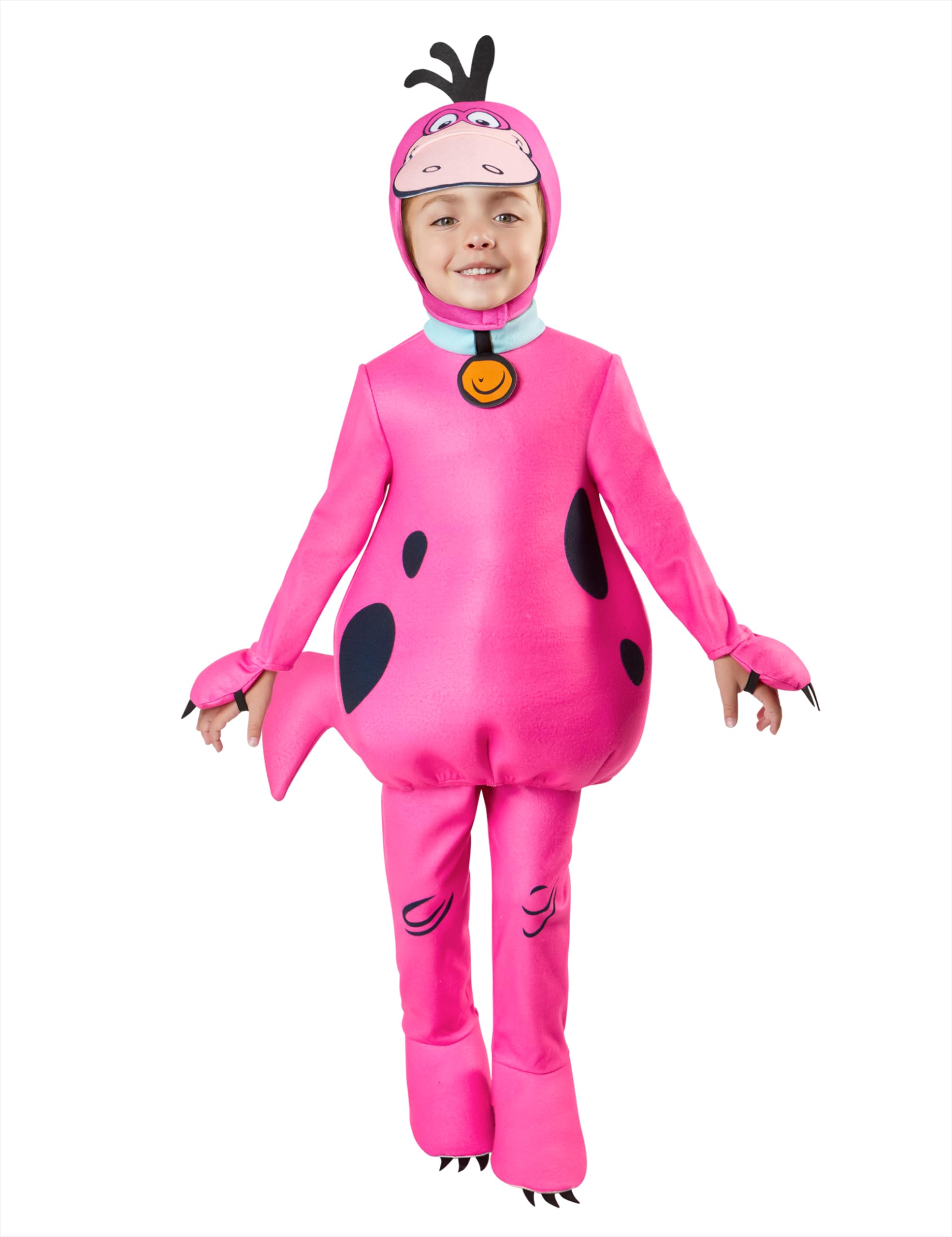 Rubies Costume da dinosauro Flintstones per bambini, tuta e copricapo