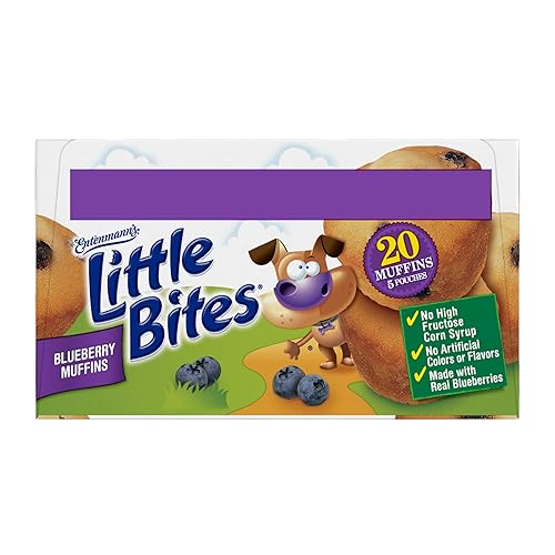 Miniatura 6 de Entenmann's Little Bites Mini Muffins Paquete variado, paquete de 4 (20 bolsas en total)