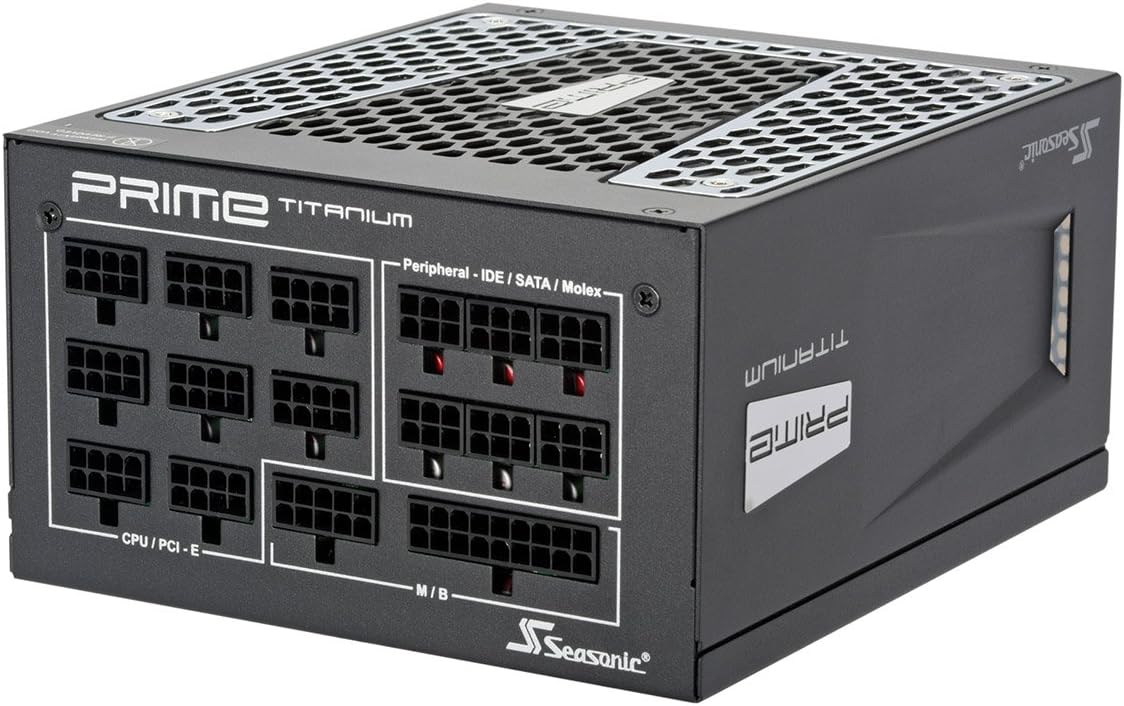 Seasonic SSR-1000TD Flagship Prime Series 1000W Titanium Full Modular ATX12V & EPS12V 135mm FDB Fan Super Quiet Power Supply