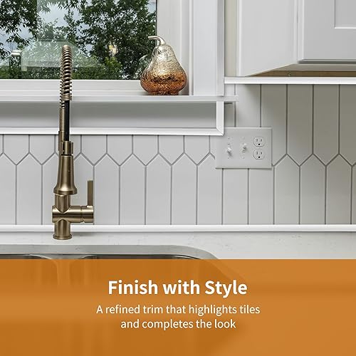 Miniatura 3 de Wowstar Moldura de 10 pies para despegar y pegar, moldura para paredes, bordes, marcos de ventanas, azulejos de salpicadero, moldura flexible