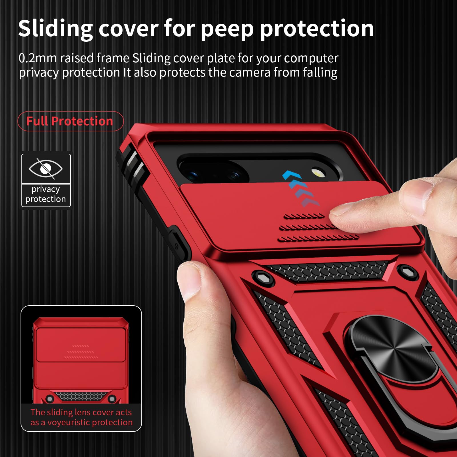 Aazon.co: AYECL For Pixel 7 Case With Caera Lens Cover,HD Screen