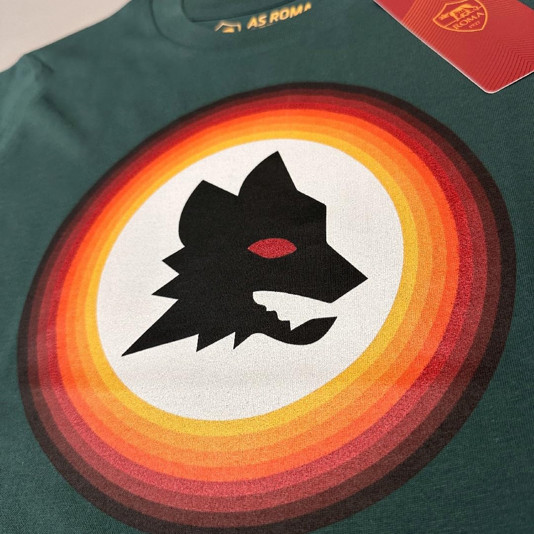AS Roma T-Shirt Lupetto Stampato