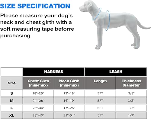 Miniatura 6 de Beebiepet Arnés táctico resistente para perros grandes, arnés ajustable sin tirones para mascotas, arnés reflectante de servicio de entrenamiento