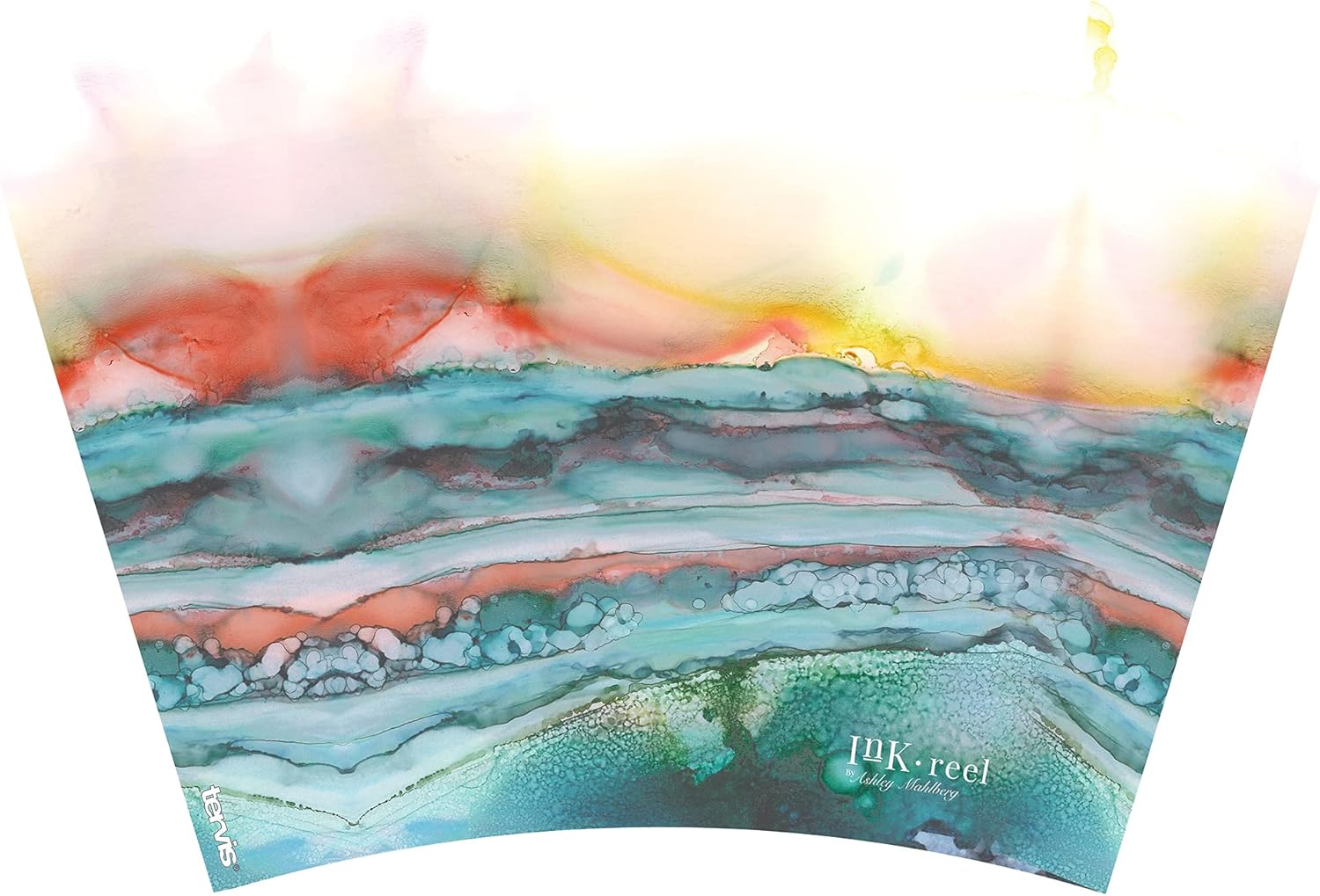 Tervis Inkreel - Coral Stretch Made in USA Double Walled Insulated Tumbler Travel Cup Keeps Drinks Cold & Hot, 24oz, Classic - Image 2