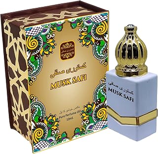 Aalam Attar For Men|Women Musk Safi Original Perfume Oil 24 Hours Long Lasting Fragrance 12ml Rollon Box Pack