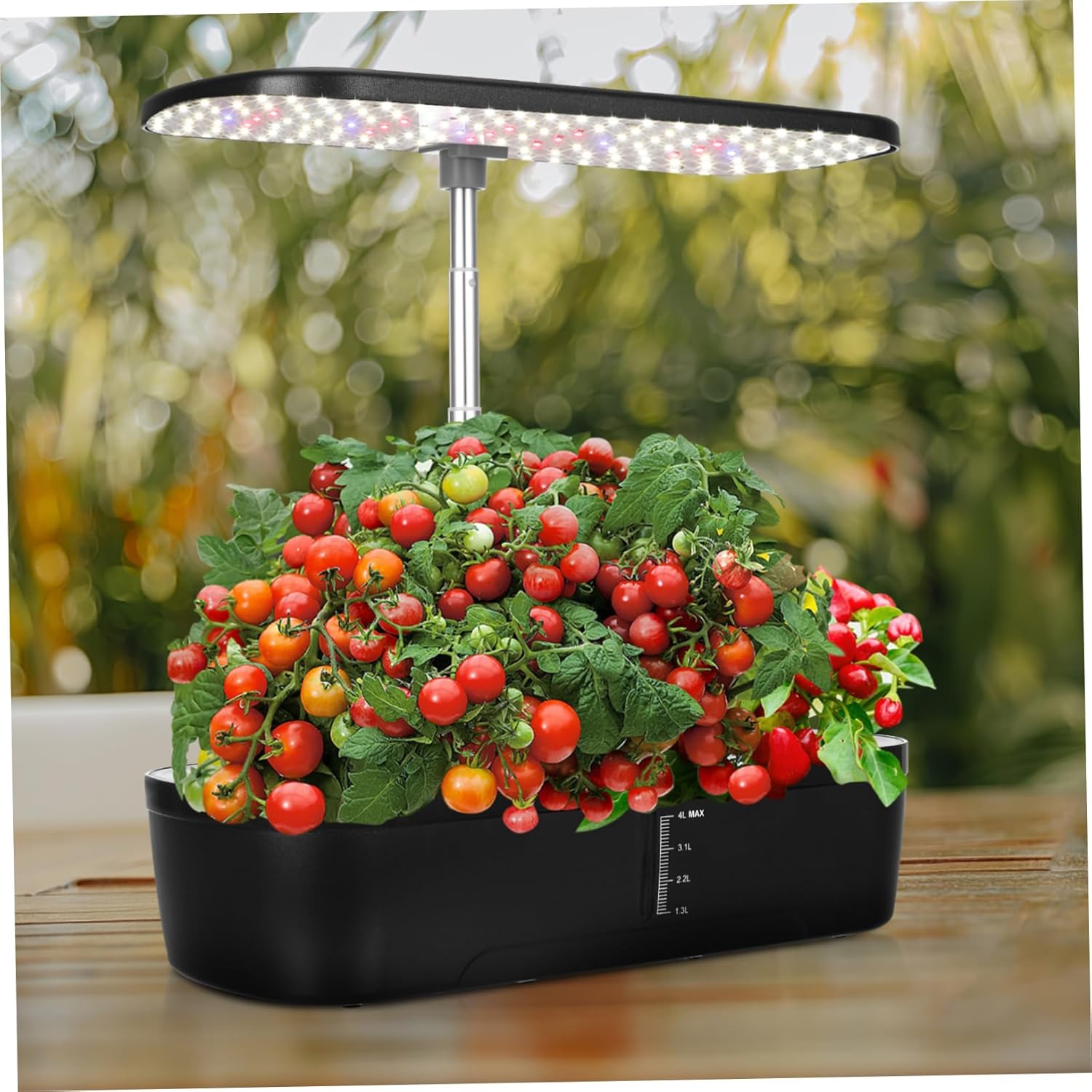 1Set Indoor Hydroponics Growing Kit Smart Plant Growing Machine with LED Grow Lights Compact Setup Includes Accessories for Home Gardening Compatible