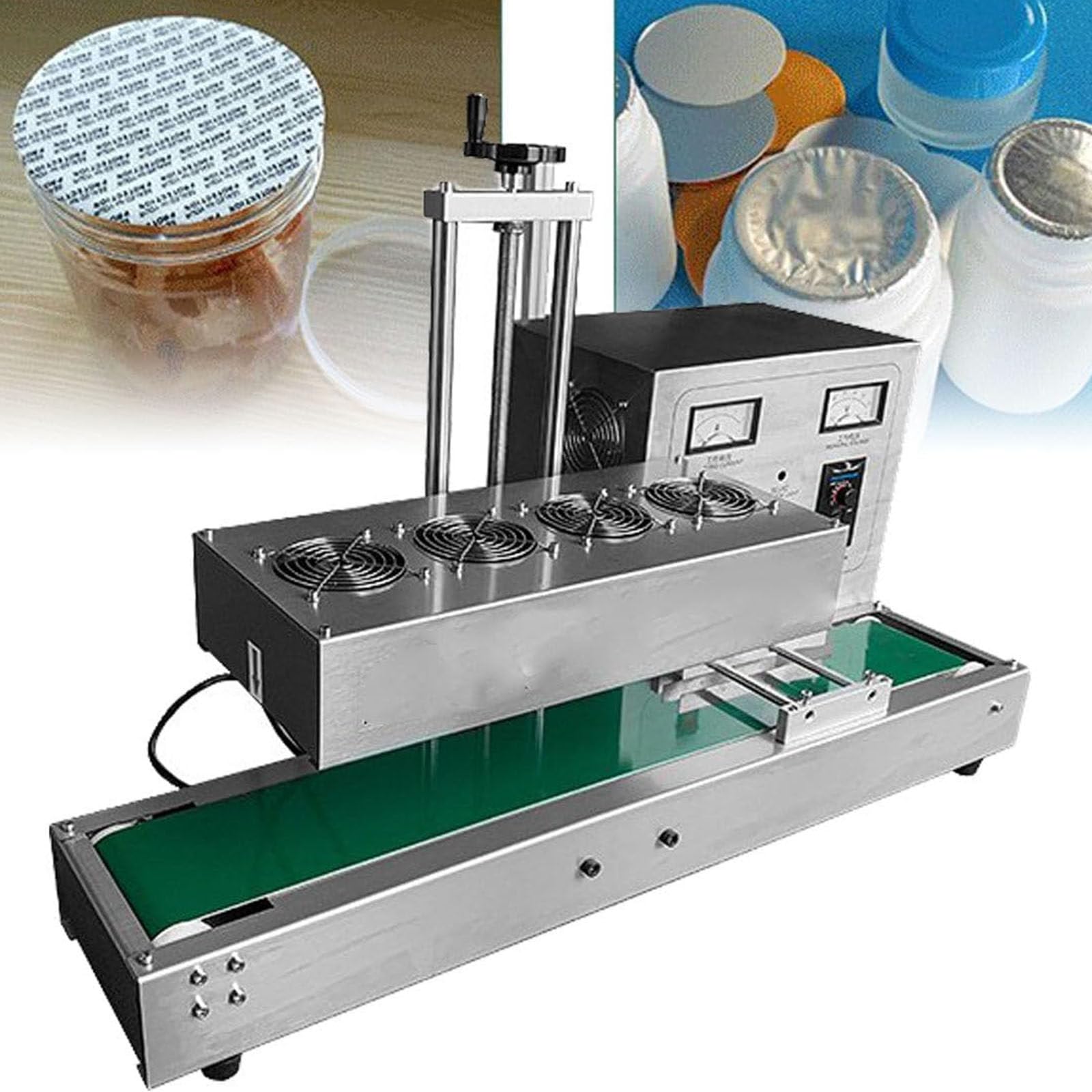 asdchZen Automatic Induction Sealing Machine, Portable Electromagnetic Induction Aluminum Foil Sealer, Power Time Adjustable For Plastic Glass Bottle Caps (85Mm)