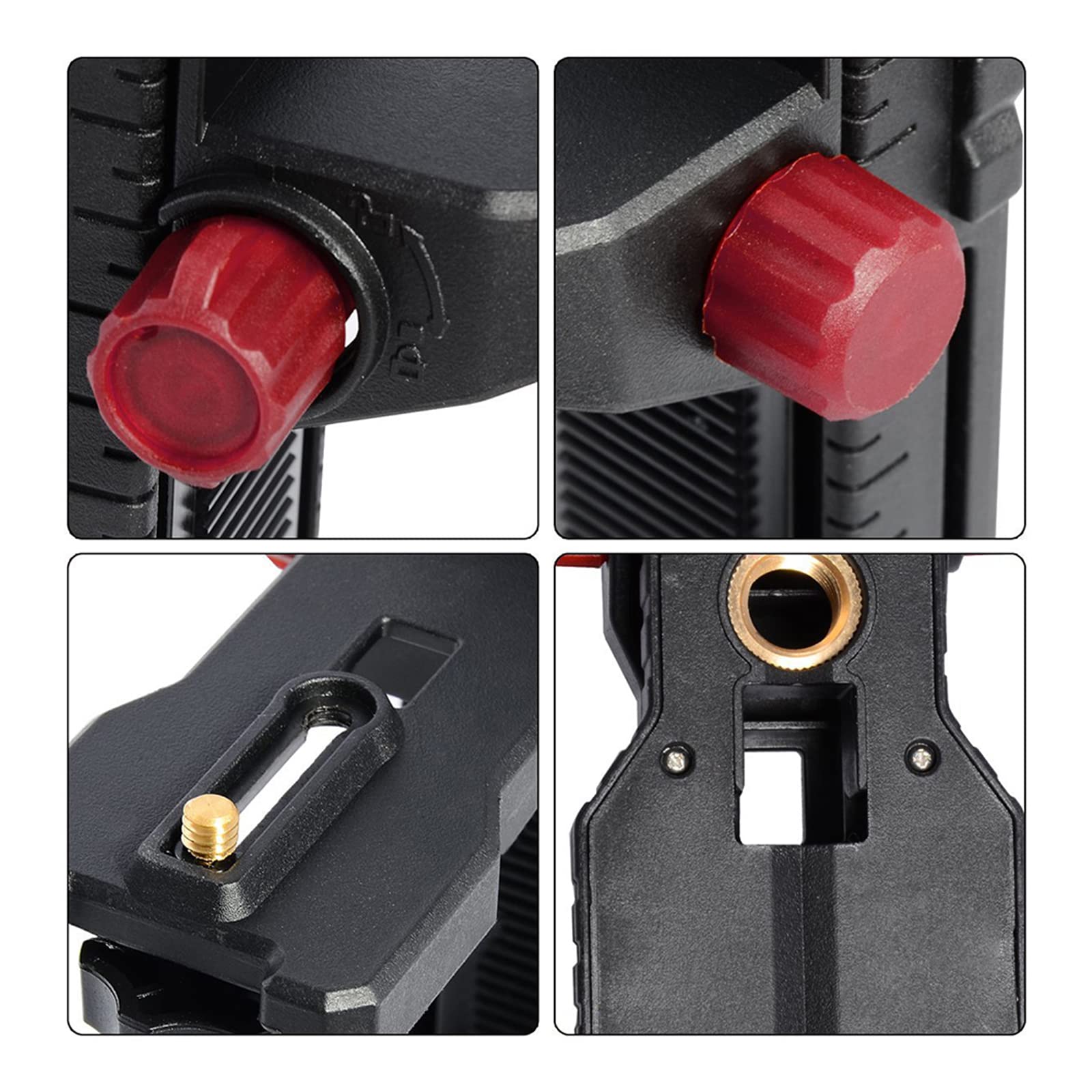 Supporto Magnetico Per Livella Laser - Base Girevole 360&deg;, Con Filetto 1/4-20 E 5/8-11