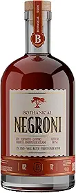 Bothanical Negroni 750ml Pronto para Servir | Gin Bothanical, Campari e Cinzano Rosso