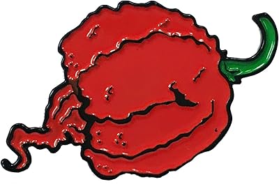 Milk Mug Designs Carolina Reaper Super Hot Pepper Design Enamel Pin
