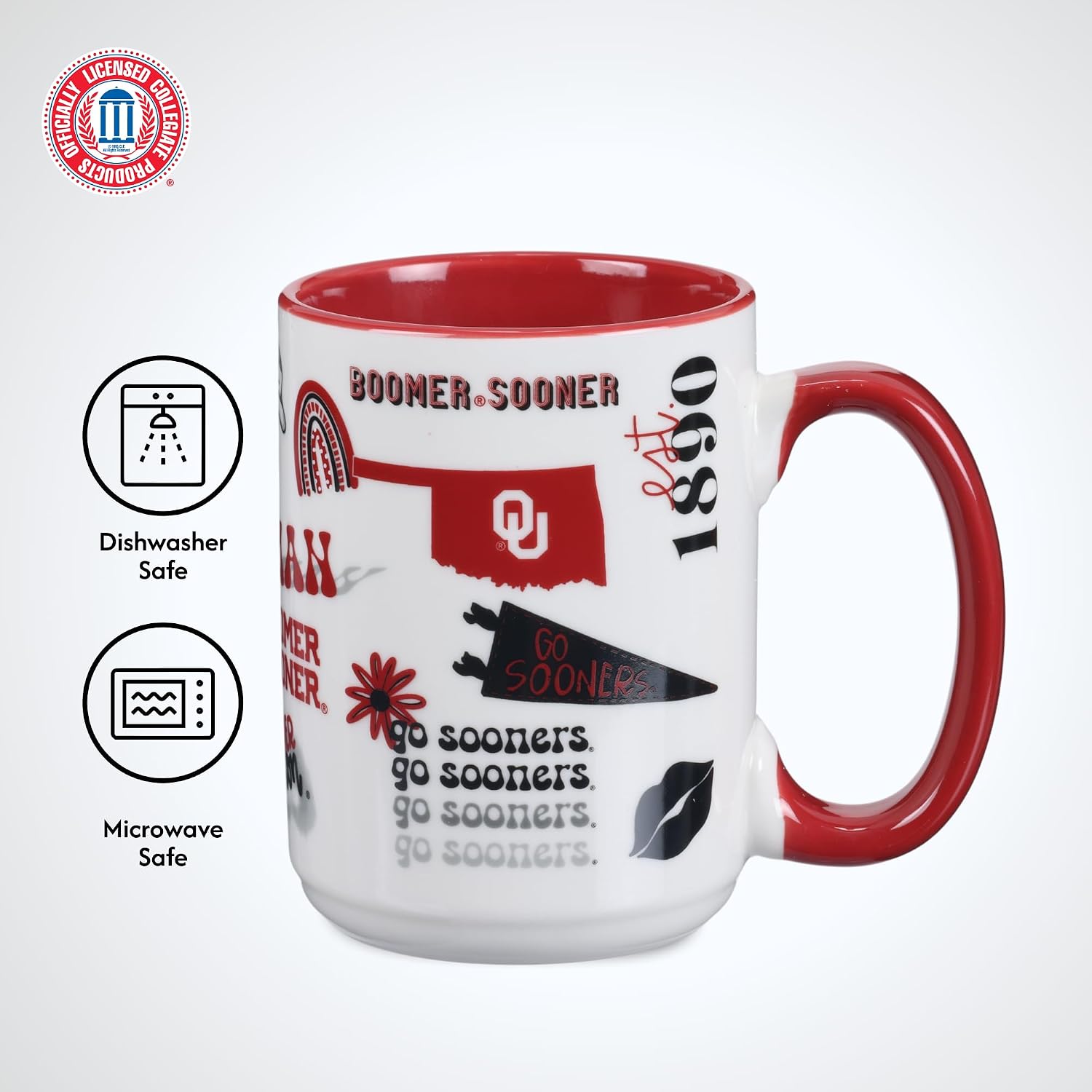 The Memory Company | Licensed NCAA 15oz Wood Handle Mug