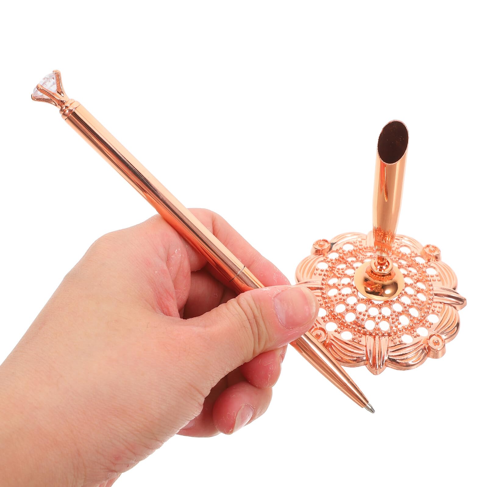 Deluxe Ballpoint Signature Writing Instrument with Small Rhinestones for Office and Bank Use Suitable for Wedding Planning and — view 9