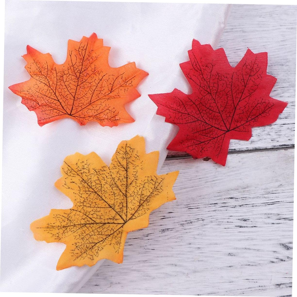 Abaodam 3 Set Di Foglie Di Acero Artificiali Autunno Autunno Decorazione Versatile Per Matrimoni Festa Banchetto Negozi Foglia Di Acero Decorazione 300 Pezzi * 3