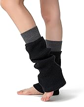 Soxbang Women's Leg Warmers Wool Blend, Leg Warmers for Girls, Ribbed Knit Thermal Ankle Warmers and Boot Cuffs for Winter