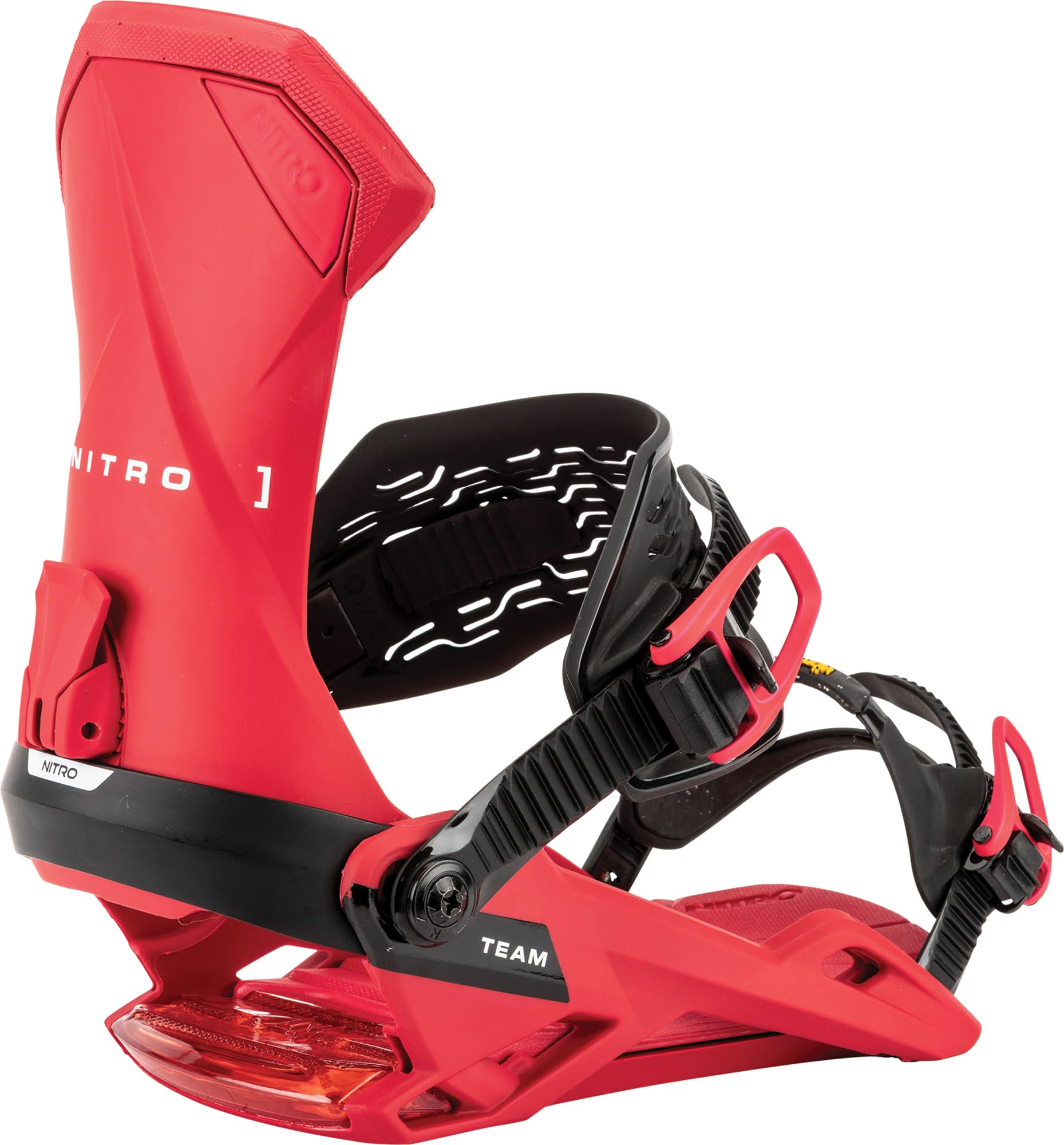 Nitro Snowboards Men's Team Bdg Snowboard Binding, Vivid Red, L