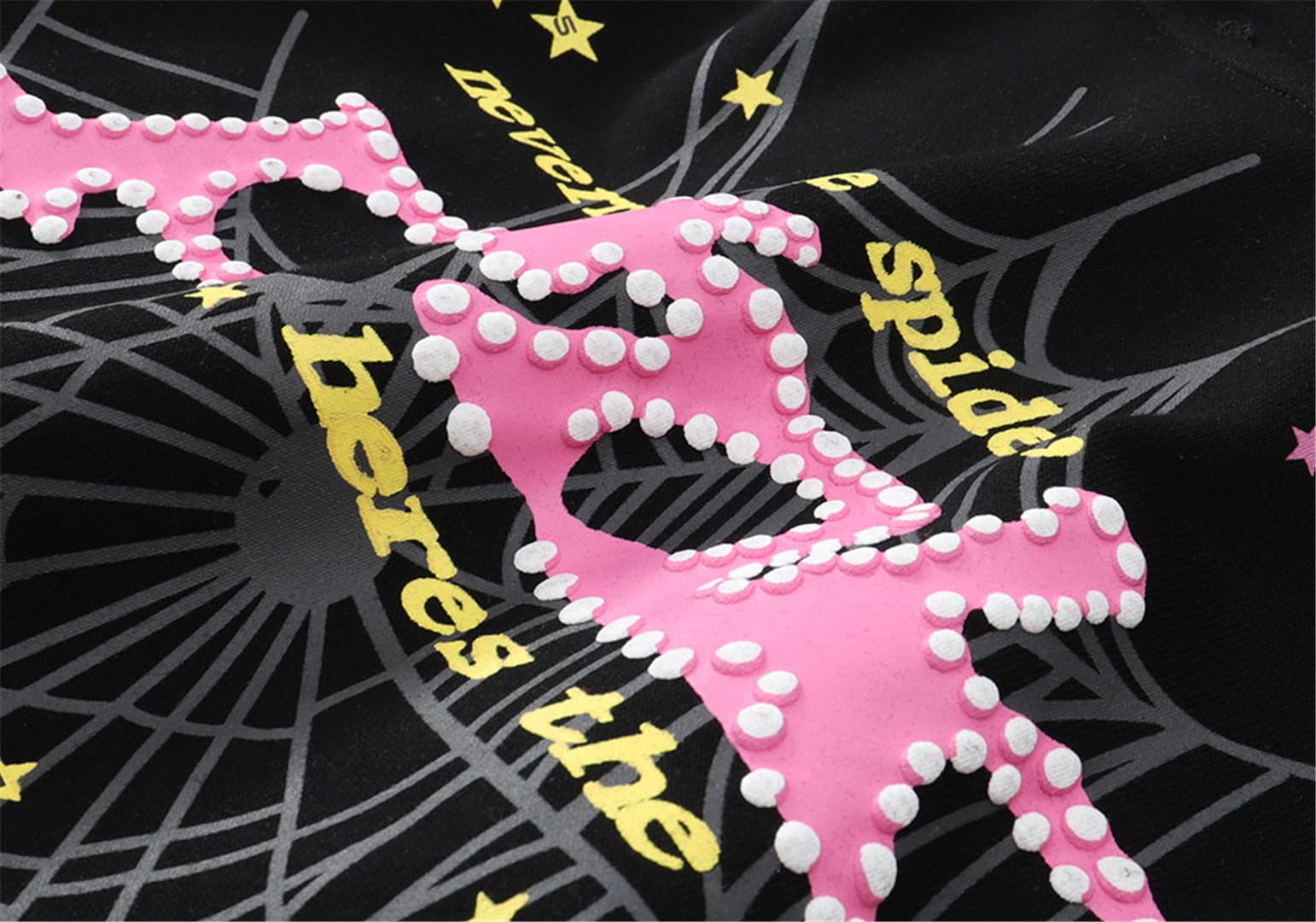 100% Algodón Sudadera con Capucha Spider para Hombre/Mujer Sudadera Worldwide con Estampado de Spider Sudadera Y2K Spider