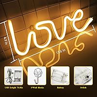 Vista 213 de Cloud Neon Signs, LED Light for Wall Decor, Battery or USB Powered for Bedroom Aesthetic Teen Girl Kid Room Christmas Wedding Party (White)