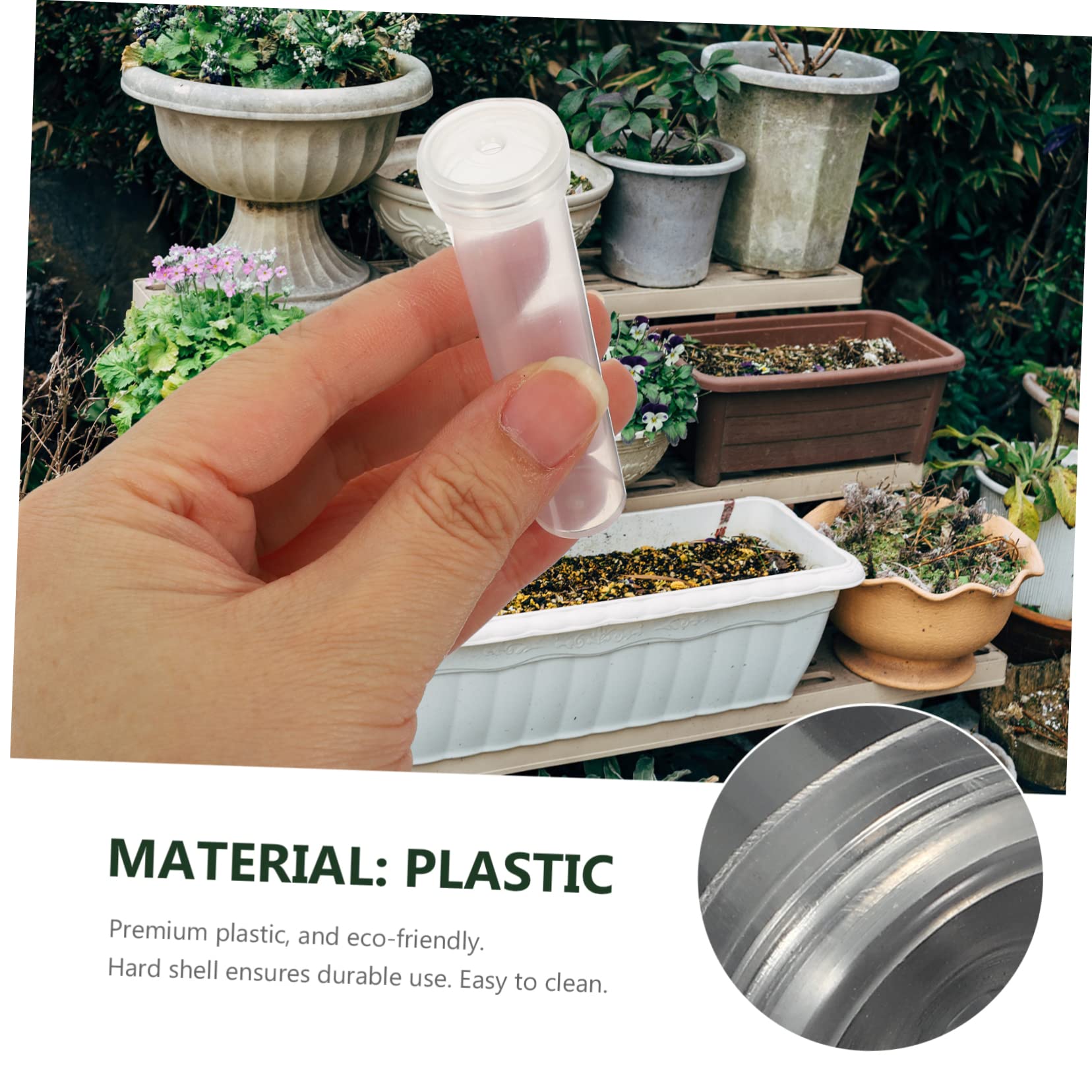 BESPORTBLE Water Tubes 25pcs Plastic Flower Tube Nutritional Storage for Bouquets