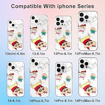 Amazon.co.jp: iPhone 15 Proケース クレヨンしんちゃん iPhone 15 Pro