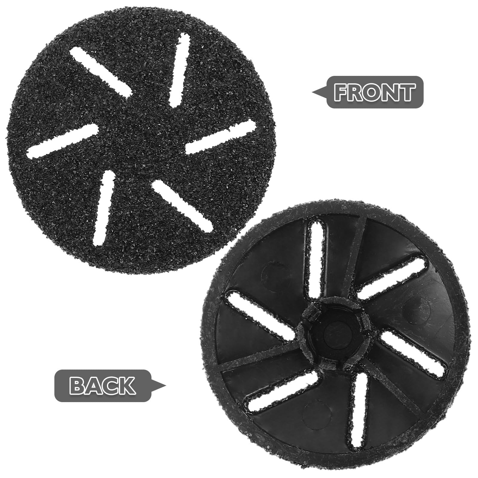 Fußfeilen Ersatzschleifköpfe 20 Stück Grob Schwarz, Frosted Material, für elektrische Hornhautentferner und sanfte Pflege bei sensibler Haut zu Hause