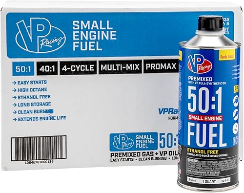 Vista 12 de VP Racing Fuels 6235 SEF 50:1 Combustible para motor pequeño de 2 ciclos premezclado, cuarto de galón (paquete de 3)