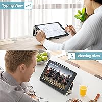 Vista 6 de COOWPS Funda para tableta Yaxa Fire HD 10 (13ª/11ª generación, versión 2023/2021) de 10.1" – Funda plegable delgada con función de encendido