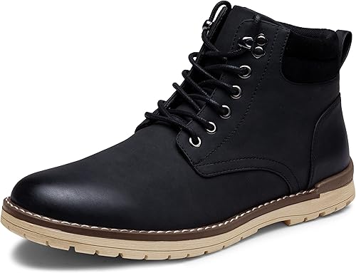 Vostey - Botas tobilleras con cordones (Chukka), de senderismo, impermeables y estilo informal para hombre