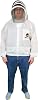Mann Lake Provent Beekeeping Jacket, Professional Grade Vented Bee Gear with Self-Supporting Veil, Heavy-Duty Zippers, Elastic Wrist Openings, Reinforced High-Wear Areas & Chest Pocket, Medium