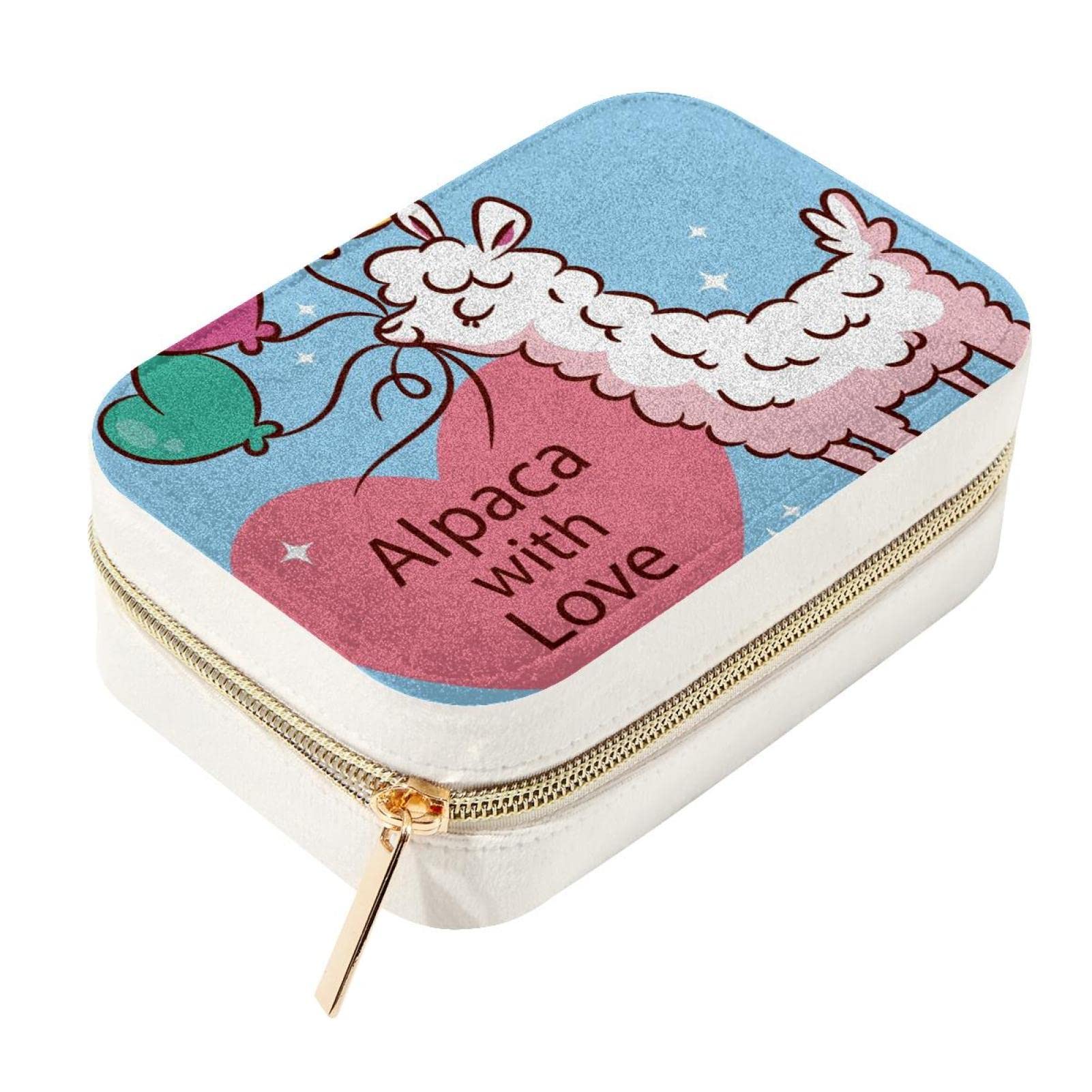 Boîte de rangement de bijoux de voyage en velours, le cadeau parfait pour toutes les occasions