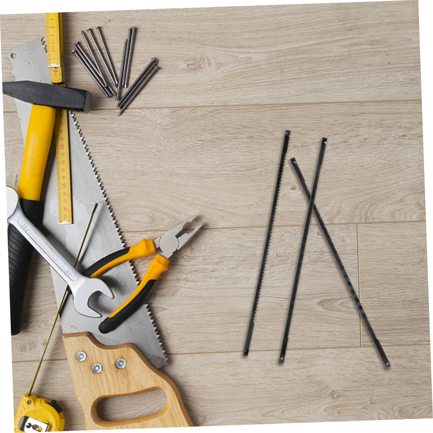 Set di Lame per Seghetto Alternativo a Perno 36 Pezzi Nero | Acciaio al Carbonio, Assortimento 5, 2 Pollici Passo 5 Pollici, per Legno e Metallo Tenero