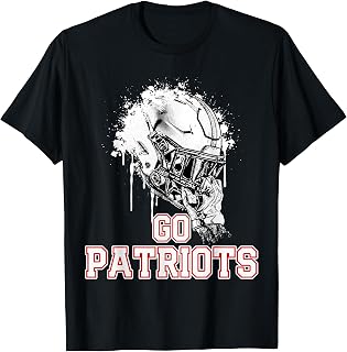 West Carteret Patriots Rising Helmet GO! T-Shirt