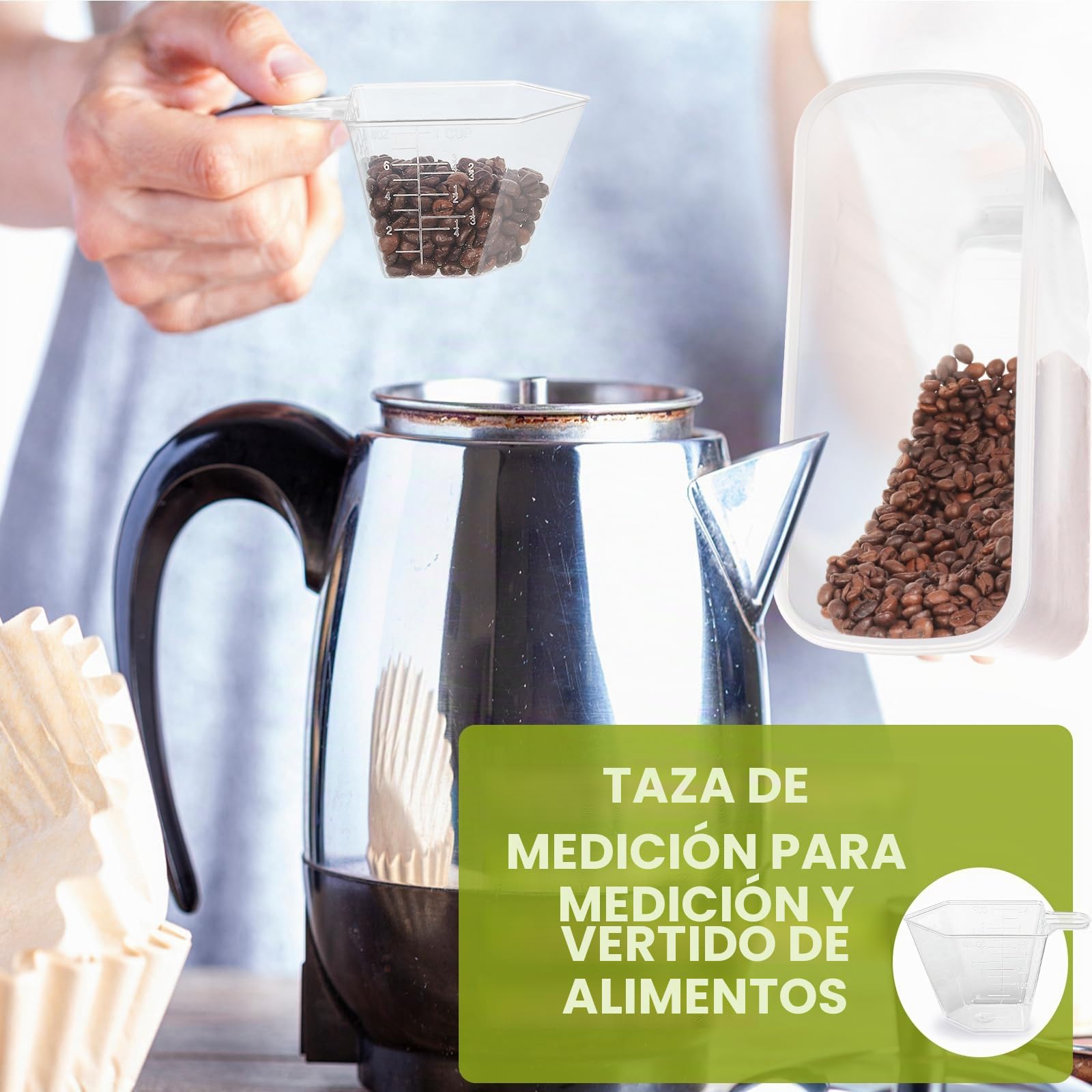 Skroam 6 recipientes para alimentos con boquilla