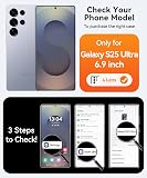 CANSHN Magnetic for Samsung Galaxy S25 Ultra Case(6.9 Inch), Upgraded [Full Camera Protection] [Compatible with Magsafe] [Translucent Matte] Shockproof Protective Phone Cover, Black - 2