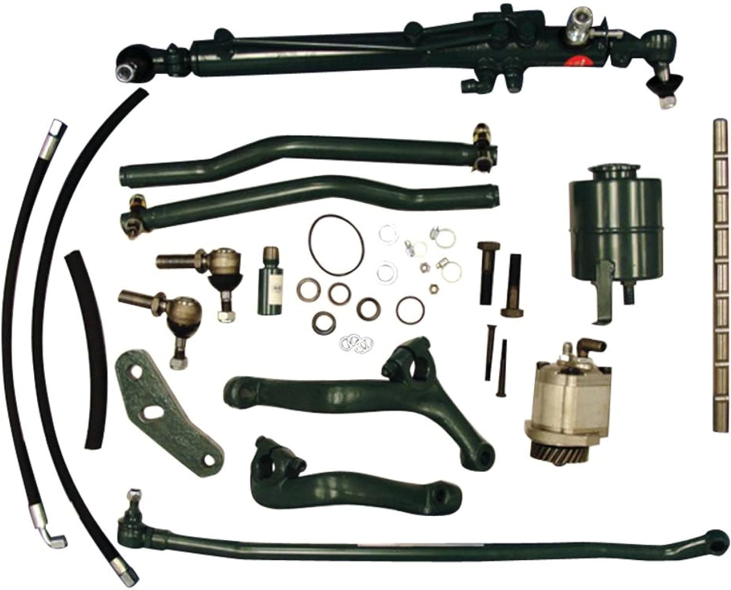 Complete Tractor Power Steering Conversion Kit 1101-2000 Compatible with/Replacement for Ford/Holland 2000 Series 3 Cyl 65-74, 3000 Series 3 Cyl 65-74, 3600, 3610, 4100 81877080