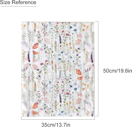 Miniatura 2 de 10 hojas de papel de regalo floral pastel, papel de regalo de diseño floral estético para cumpleaños, bodas, fiestas, papel de embalaje decorativo