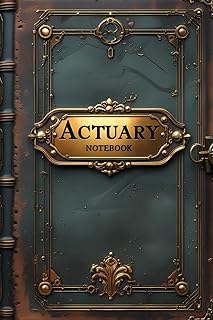 Actuary Notebook: lined journal for men women work