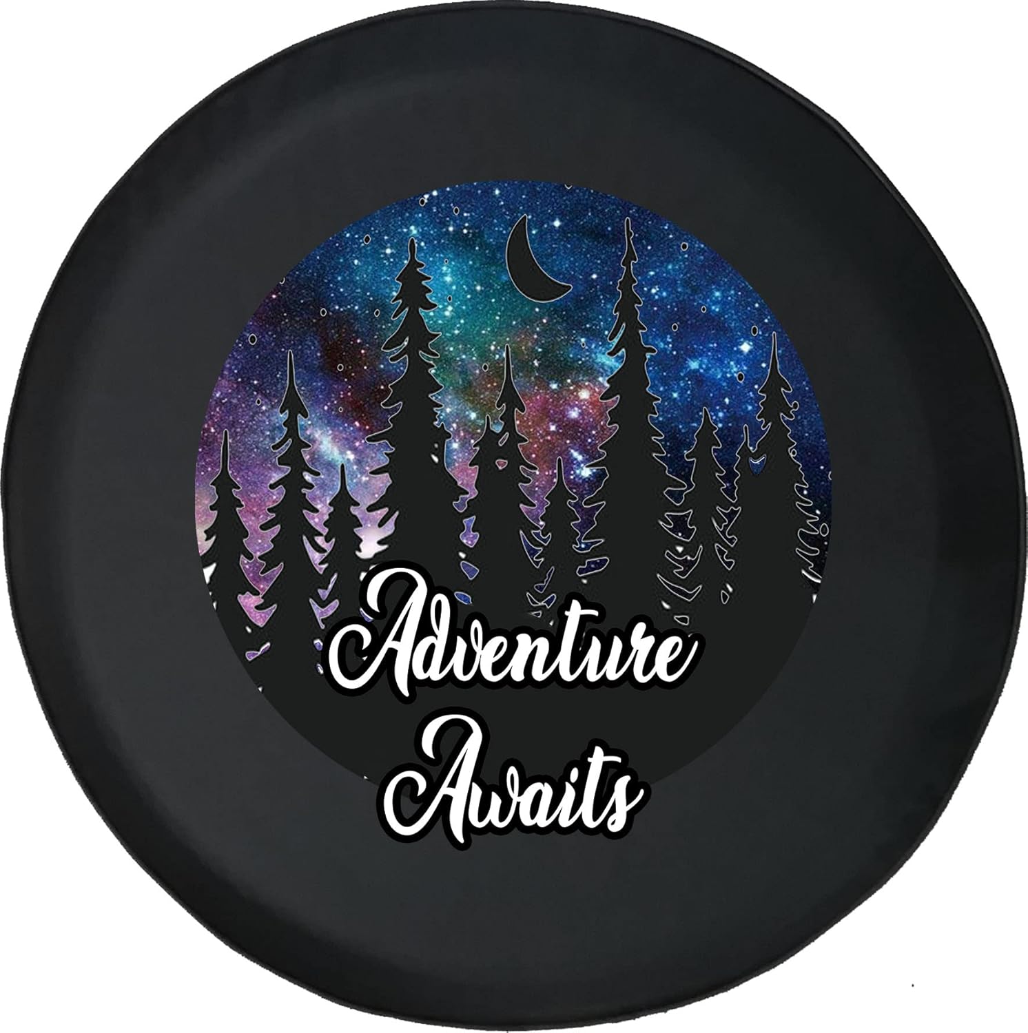 Camper Tire Covers Adventure Awaits Galaxy Sky Custom Car