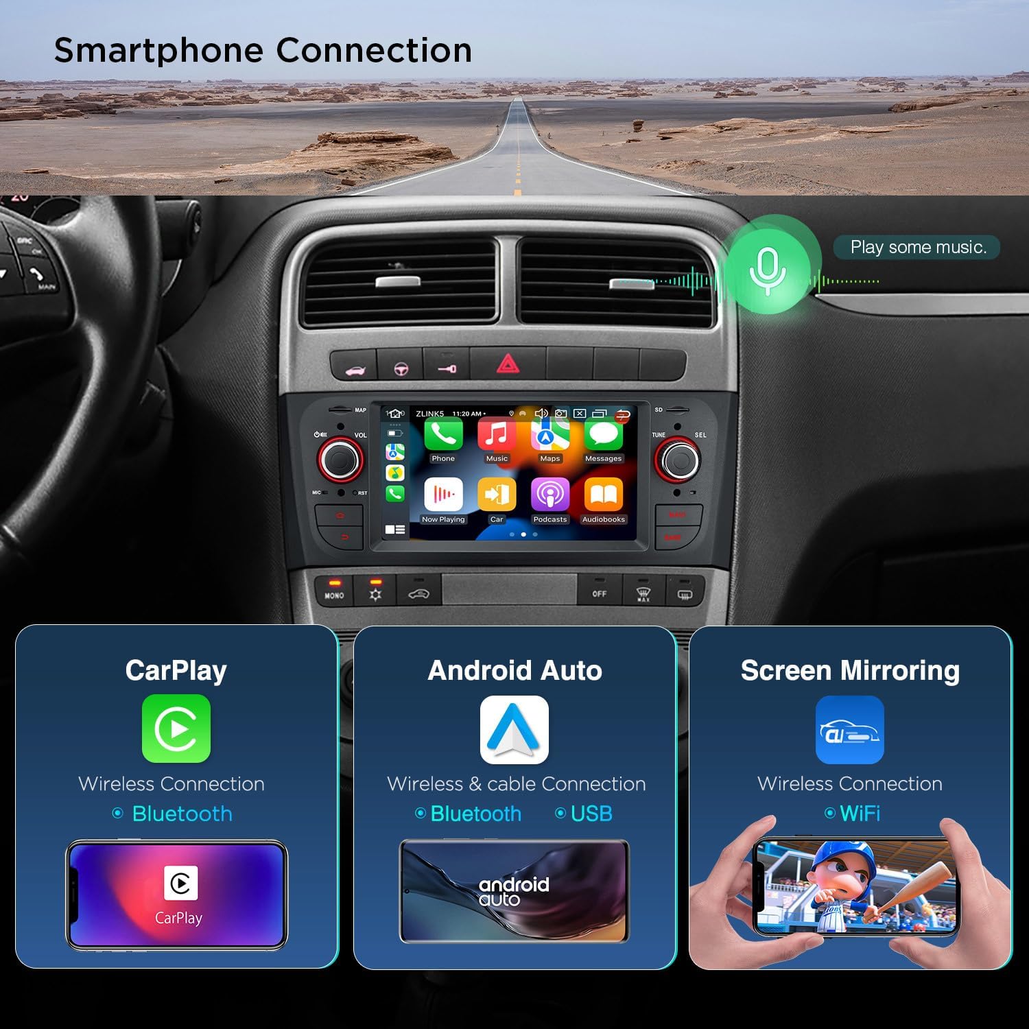 4G LTE and Dual Band WiFi features