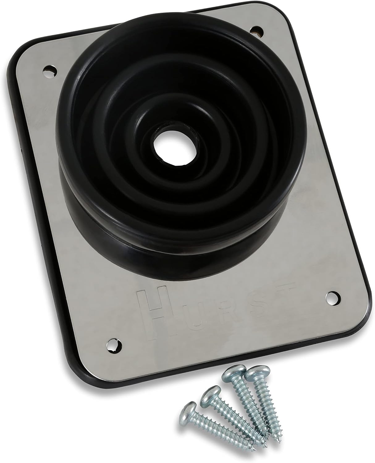 Hurst 1147336 B-1 Shifter Boot and Plate Kit, Black