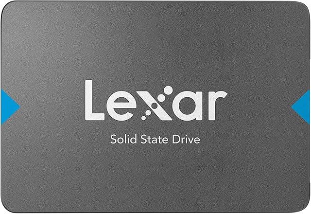 Lexar NQ100 2.5 SATA III (6Gb/s) 480GB SSD, Up to 550MB/s Read Solid State Drive, Internal SSD for Laptop, Desktop Computer/PC (LNQ100X480G-RNNNG), Grey
