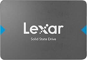 Lexar NQ100 SSD SATA III de 256 GB (6 Gb/s), SSD interno de 2,5 polegadas até 550 MB/s, unidade de estado sólido interna para PC, laptop e desktop (LNQ100X256G-RNNNG)