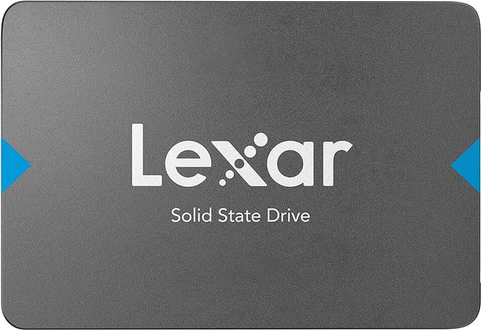 Lexar NQ100 SSD SATA III de 256 GB (6 Gb/s), SSD interno de 2,5 polegadas até 550 MB/s, unidade de estado sólido interna para PC, laptop e desktop (LNQ100X256G-RNNNG)