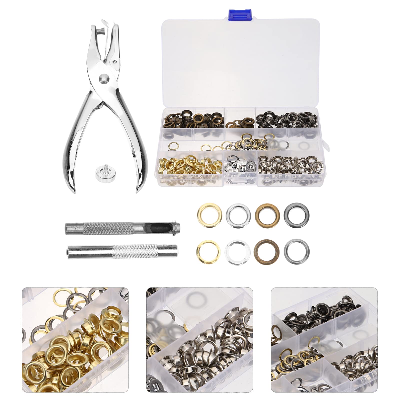 1juego Para Botones De Presión De Kit De Reparación De Alicate y Accesorios Para Manualidades y Bricolaje