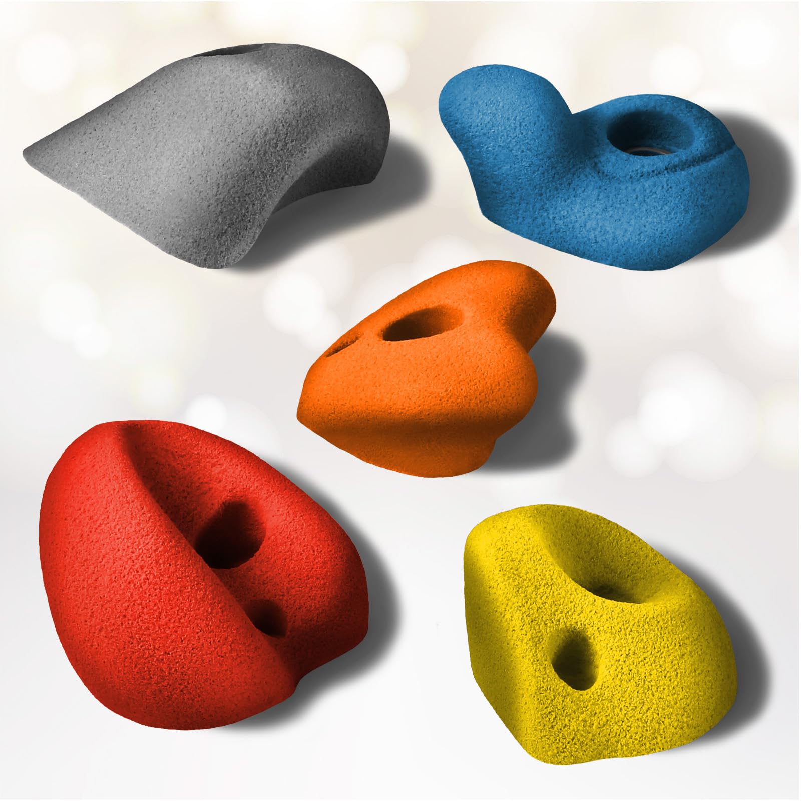 ALPIDEX Prises d'Escalade M/L | Petites Prises d'Anse | Marchepieds | Différentes Contre-Dépouilles Couleurs Formes