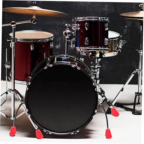 Miniatura 9 de Tambor Pies de goma 6 unids kit de tambor de práctica esteras de soporte de tambor estera de tambor protector de tambor taburete de pierna