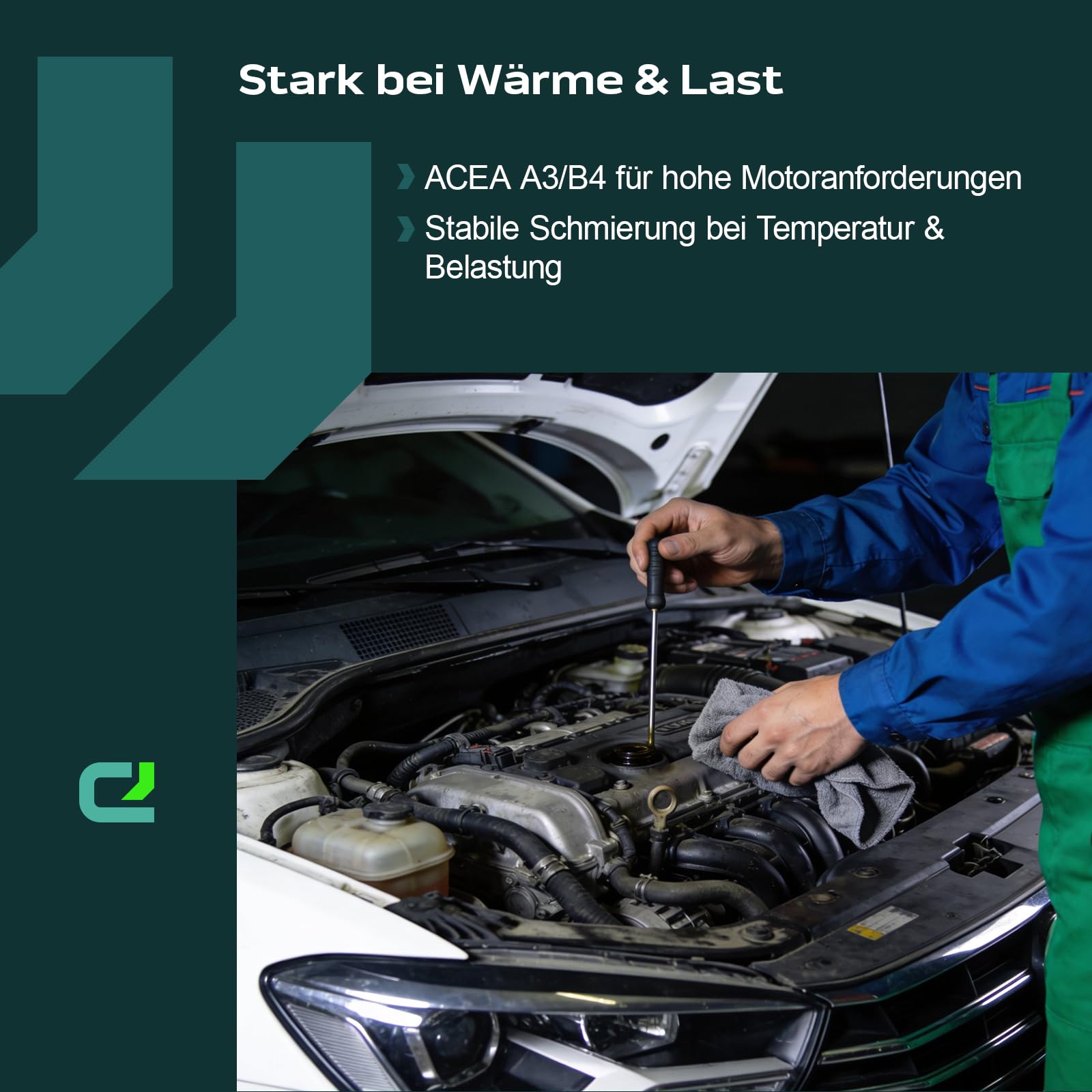 Performance Motoröl 10W-40 A3/B4 SL/CF für PKW, 5 x 5L | Synthetisches Leichtlauföl, ACEA A3/B4, API SN, FIAT 9.55535-G2/D2, Renault RN 0700, Motorleistung & Schutz, Made in Germany