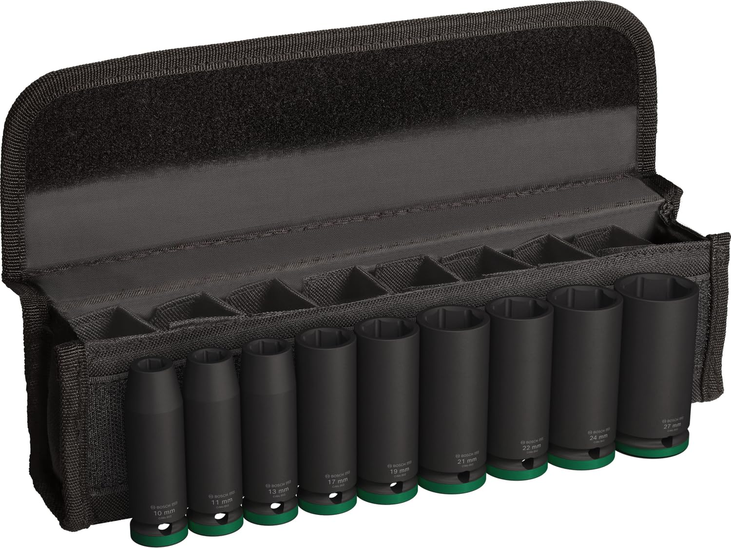 Bosch 9X PRO Juego de llaves de impacto (83 x 46 mm, accesorios profesionales taladros y destornilladores)