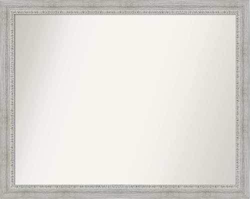 Amanti Art Espejo personalizado, espejo de baño rústico lavado, espejo de pared o espejo de tocador de baño sobre el fregadero (35.5 x 44.5