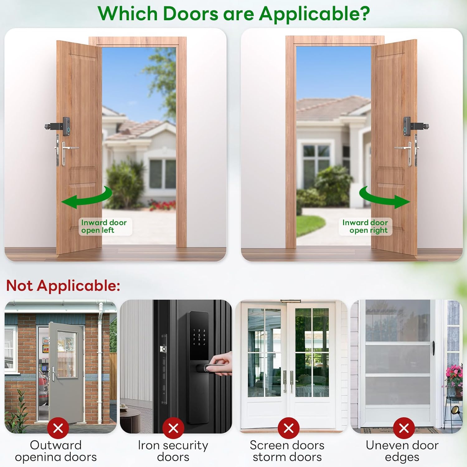 Anti-Theft Doorbell Camera Mount for myQ Video Doorbell, Anti-Blocks Motion Sensor, Adjustable Mounting Bracket Accessories for Houses, Apartments, Businesses, Rentals-Black - Image 3